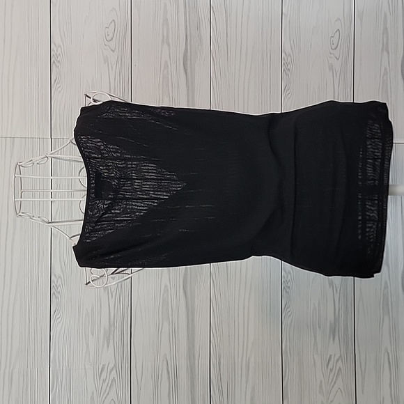 Kenneth Cole Reaction Top Sleeveless Faux Wrap - Black Womens Size S - Picture 6 of 10